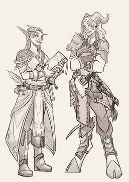 Blood Elf and Draenei